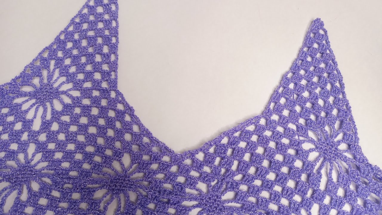 TEJE CONMIGO BLUSA DE ARAÑITAS A CROCHET PARTE 4