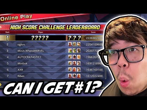 CAN I GET RANK NUMBER 1 ON THE MARVEL 2 HIGH SCORE LEADERBOARD?!