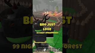 when a noob trying his best in 99 night in the forest #99nightintheforest #roblox #games