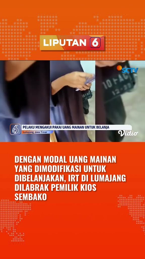 IRT nekat banget beli sembako pake uang mainan! #shorts #liputan6sctv