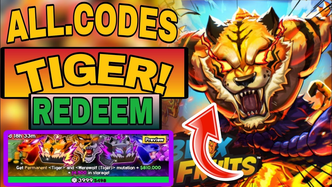 All* Secret *[🎃TIGER🐯] Blox Fruits Codes | Codes for [🎃TIGER🐯] Blox ...