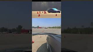 Absolute beast of a BMW E46 sliding through a tight coned autocross with precision #bmw #bmwe46