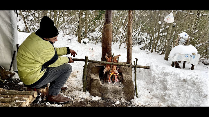 ❄️Kar Huzur Veriyor Dağda 3 gün 2 gece ❄️Snow gives peace, I stay 3 days and 2 nights
