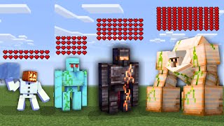 WHO IS THE STRONGEST GOLEM IN MINECRAFT