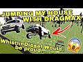 Offroad outlaws BUILDING WhistlinDiesel's DRAGMAX truck & RAMPING over my HOUSE (INSANE)