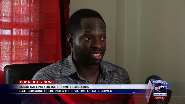 SASOD CALLING FOR HATE CRIME LEGISLATION