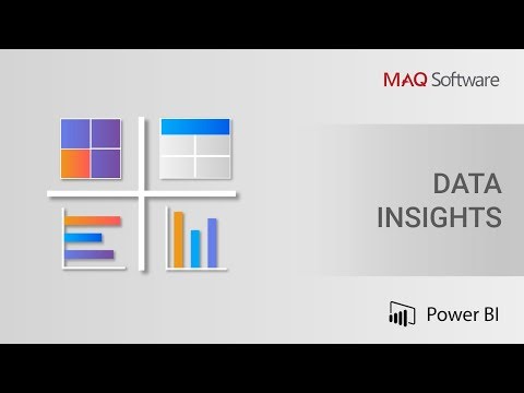 MAQ 소프트웨어 별 데이터 인사이트-Power BI 시각적 소개