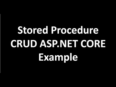 CRUD Operation using Stored Procedure with three tier architecture in ASP.NET CORE