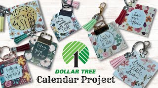 Quick and Easy Dollar Tree Calendar Keychains