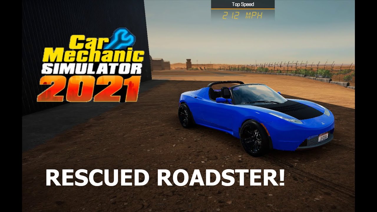 Car Mechanic Simulator 2021 - Rescued Atom Renton (AKA Tesla Roadster ...