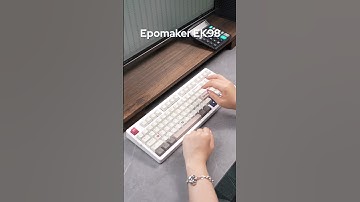 Epomaker P75 with EK21-X!#epomaker #epomakerkeyboard #keyboard #keyboardasmr #asmr #keebtok