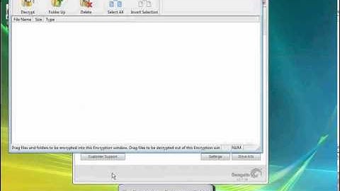 Seagate Manager - Security through Encryption