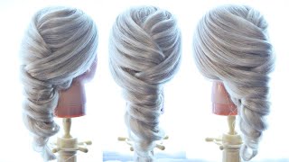 Причёска объёмный жгут из плетения | Лена Роговая | Hairstyles by REM | Copyright © #hairstyles
