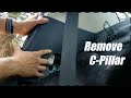 Replace C Pillar Trim Upper And Lower Quarter On Chrysler Dodge