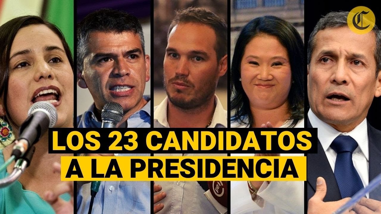 Elecciones 2021: Conoce a los 23 candidatos presidenciales ...