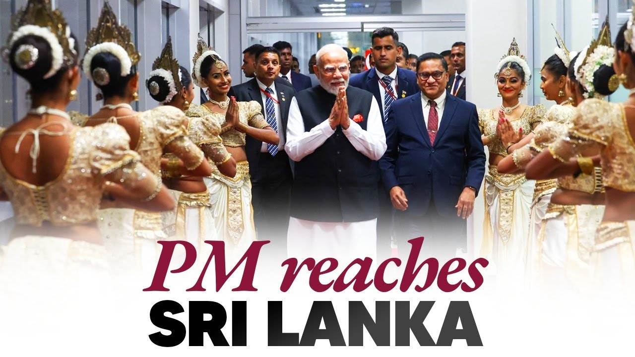 LIVE: PM Modi arrives in Colombo, Sri Lanka