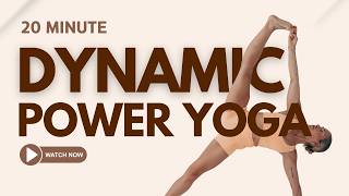 20 Minute Dynamic Power Yoga Flow with Cat Meffan | Intermediate Level