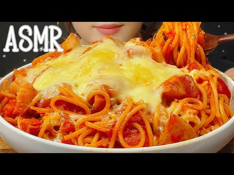 【咀嚼音】大盛りアラビアータ🌶🔥/tomato spicy pasta🍝【ASMR/EATING SOUNDS/Mukbang/モッパン/먹방】