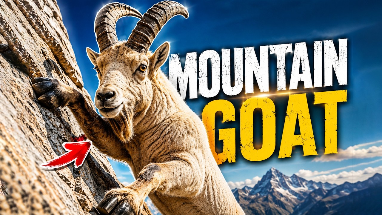 Mountain Goats कैसे चढ़ते हैं खड़ी चट्टानों पर बिना गिरे? | Nature’s Impossible Climber 🐐⚡