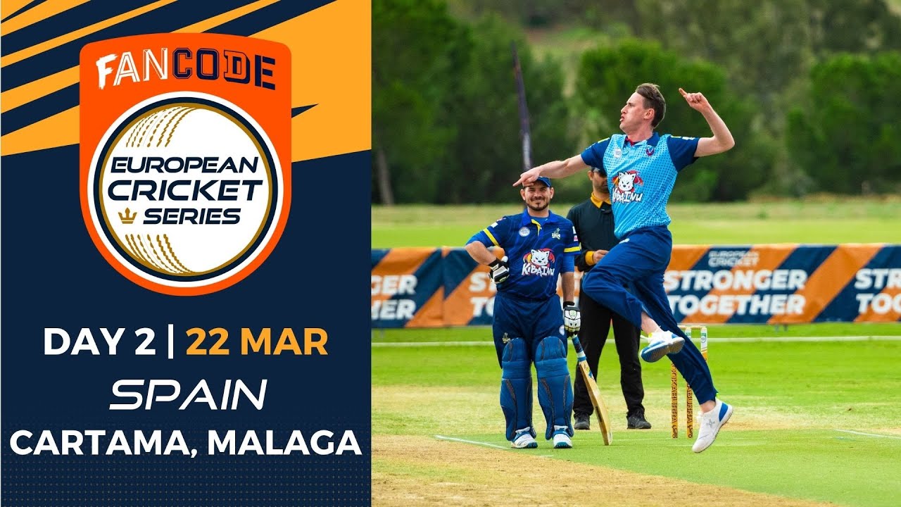 Live  FanCode European Cricket Series Spain, Cartama 2022 | Day 2 | T10 Live Cricket