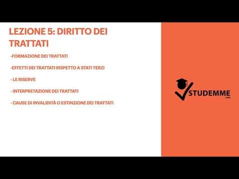 Video: Sulla legge dei trattati?