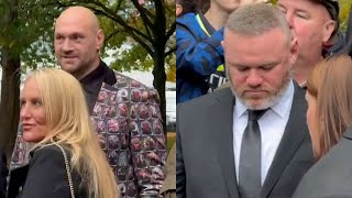 Tyson Fury and Wayne Rooney attend Ricky Hatton’s funeral | SWNS