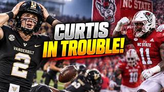 Jared Curtis SHOCK! 😱 Vanderbilt QB Struggles vs NC State | College Football 2026