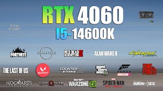 RTX 4060 + I5 14600K : Test in 16 Games - RTX 4060 Gaming - YouTube