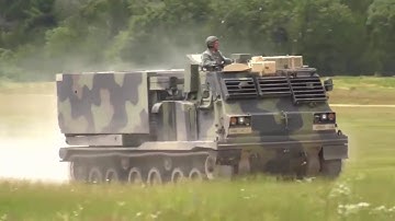 M270 MLRS powerful launcher firepower of NATO