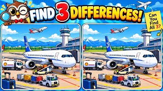 [Spot the Difference Brain Training] Can You Find All 3 | 6 Tricky Puzzles