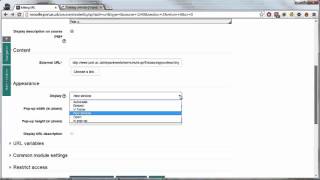 Creating a URL Resource in Moodle