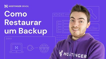 Como Restaurar um Backup do WordPress 💾 (2025) - Hostinger Brasil