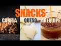 Snacks de canela con Arequipe y Queso