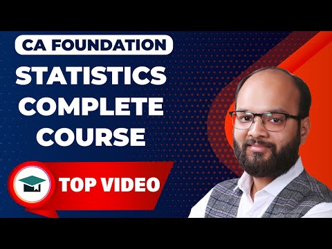 CA Foundation Statistics Complete Course | Statistics Complete Syllabus | Full Course Of Statistics