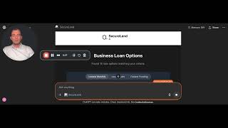 Exploring Business Loan Options with SecureLend ai in ChatGPT