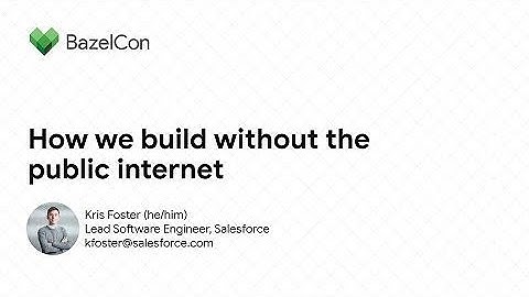 How we build without the public internet