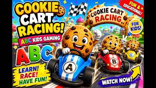 🍪🏎️ COOKIE CART RACING! 🔤 ABC Kids Learn & Race | Fun Kids Gaming screenshot 3