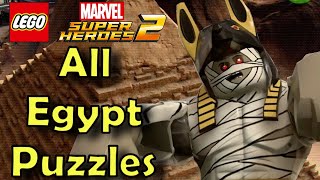 All Egypt Puzzles in LEGO Marvel Superheroes 2 screenshot 5