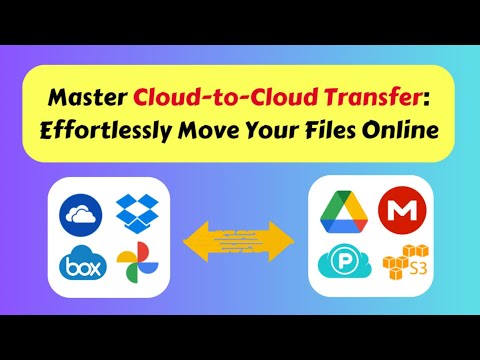 Master Cloud-to-Cloud Transfer: Effortlessly Move Your Files Online