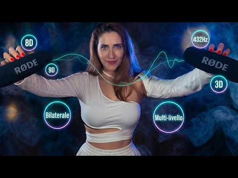 ASMR 432 hz, 8D, 9D, BILATERALE, 3D e MULTITRACCIA ... quale scegli ? | Asmr Ita | Asmr with Sasha