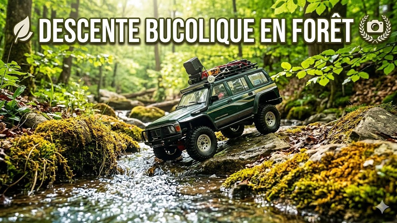 Descente bucolique en forêt 