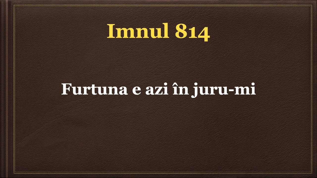 Furtuna e azi în juru-mi