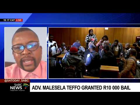 Legal and transformation practitioner Thabo Masombuka on Adv Teffo's arrest in court