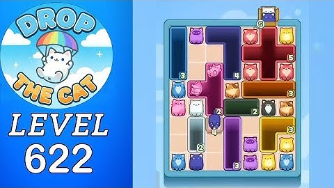 Drop The Cat Level 622 Walkthrough