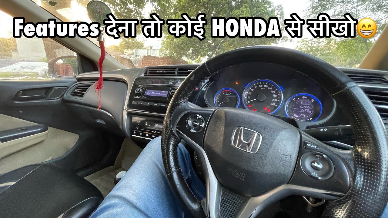 Honda City SpeedoMeter Fully Explained + Stereo System 2021 YouTube