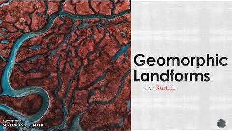 Geomorphic Landforms: I (Short and Sweet) [GATE/CSIR-NET/JAM/UPSC-CG]