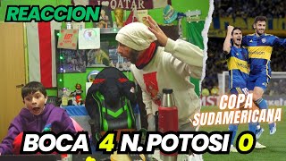 BOCA 4 NACIONAL POTOSI 0 - Reacciones de Hinchas de River - COPA SUDAMERICANA 2024