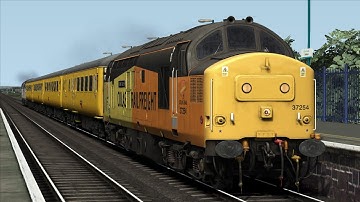 Colas Rail 37254 & NB 37240 pass Caldicot with 3Z59 Train Simulator 2021