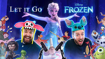 FROZEN: Let It Go - All Disney Characters SING feat. @brianhullsvoice