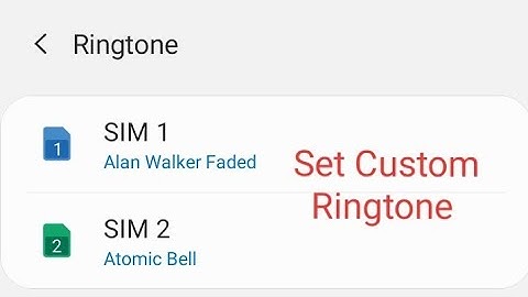 How to set Custom ringtone on Samsung A20,A10,A30,A50,A70